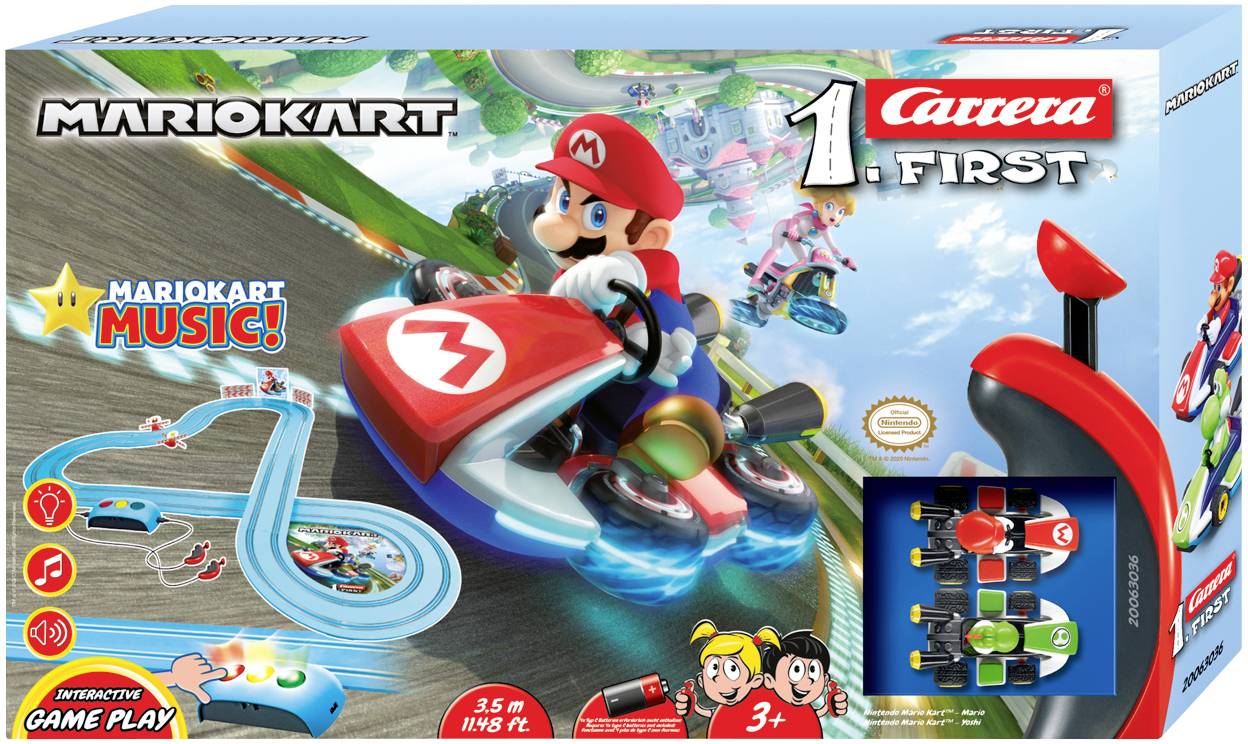 Carrera 20063036 First Nintendo Mario Kart™ - Royal Raceway Start-Set