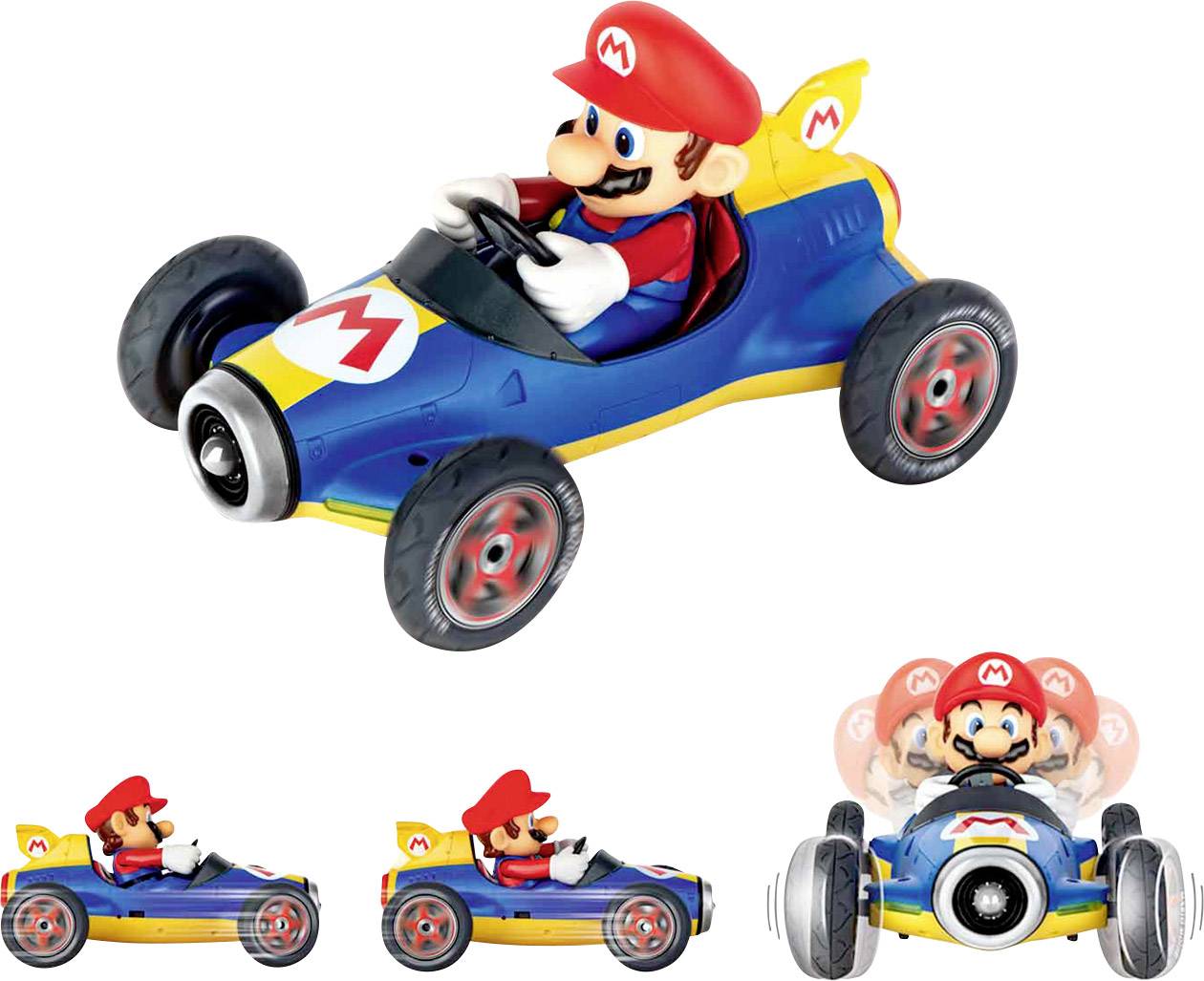 Carrera RC 370181066 Mario Kart Mach 8, Mario 1:18 RC Einsteiger Modellauto Elektro Straßenmodell