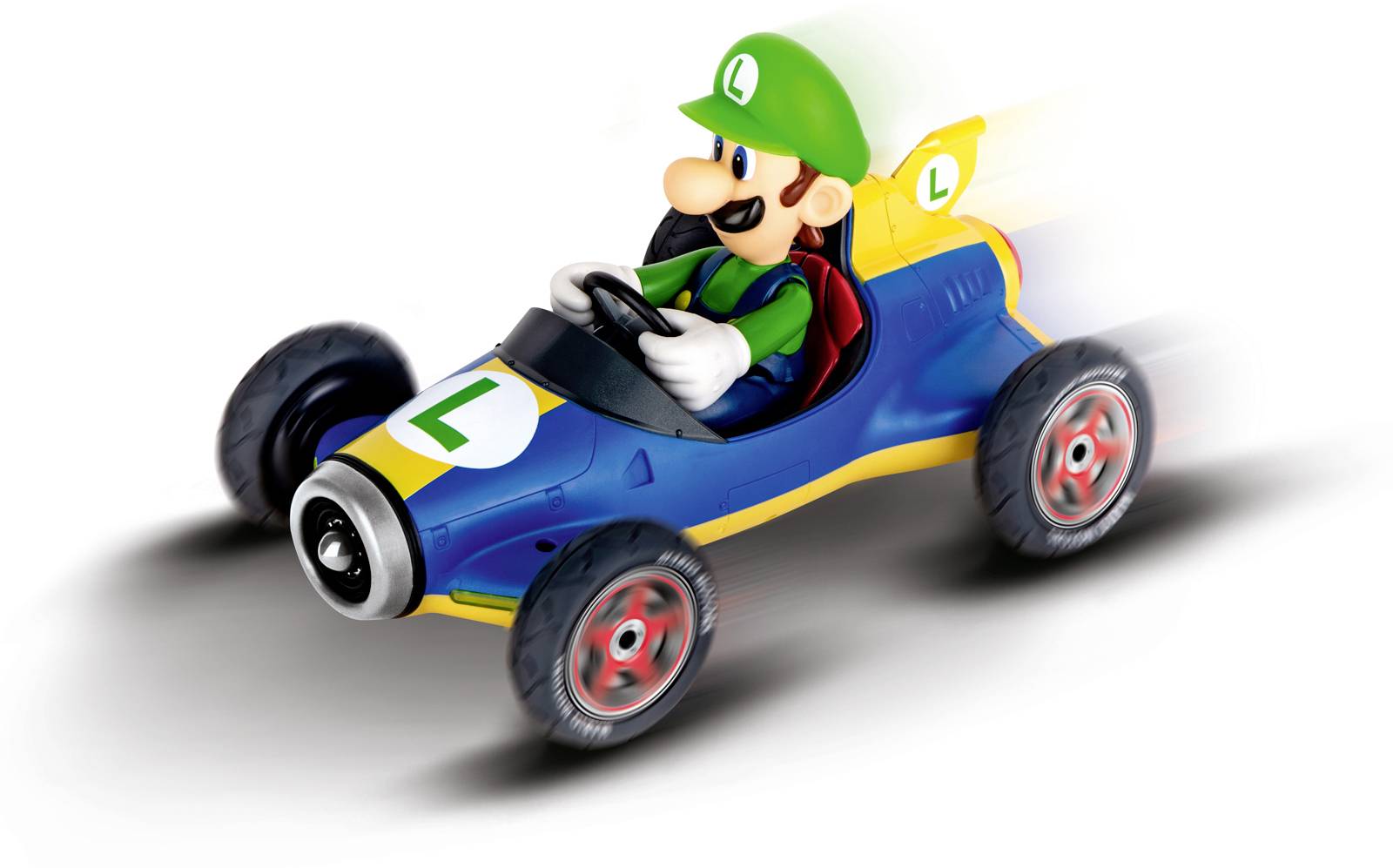 Carrera RC 370181067 Mario Kart Mach 8, Luigi 1:18 RC Einsteiger Modellauto Elektro Straßenmodell