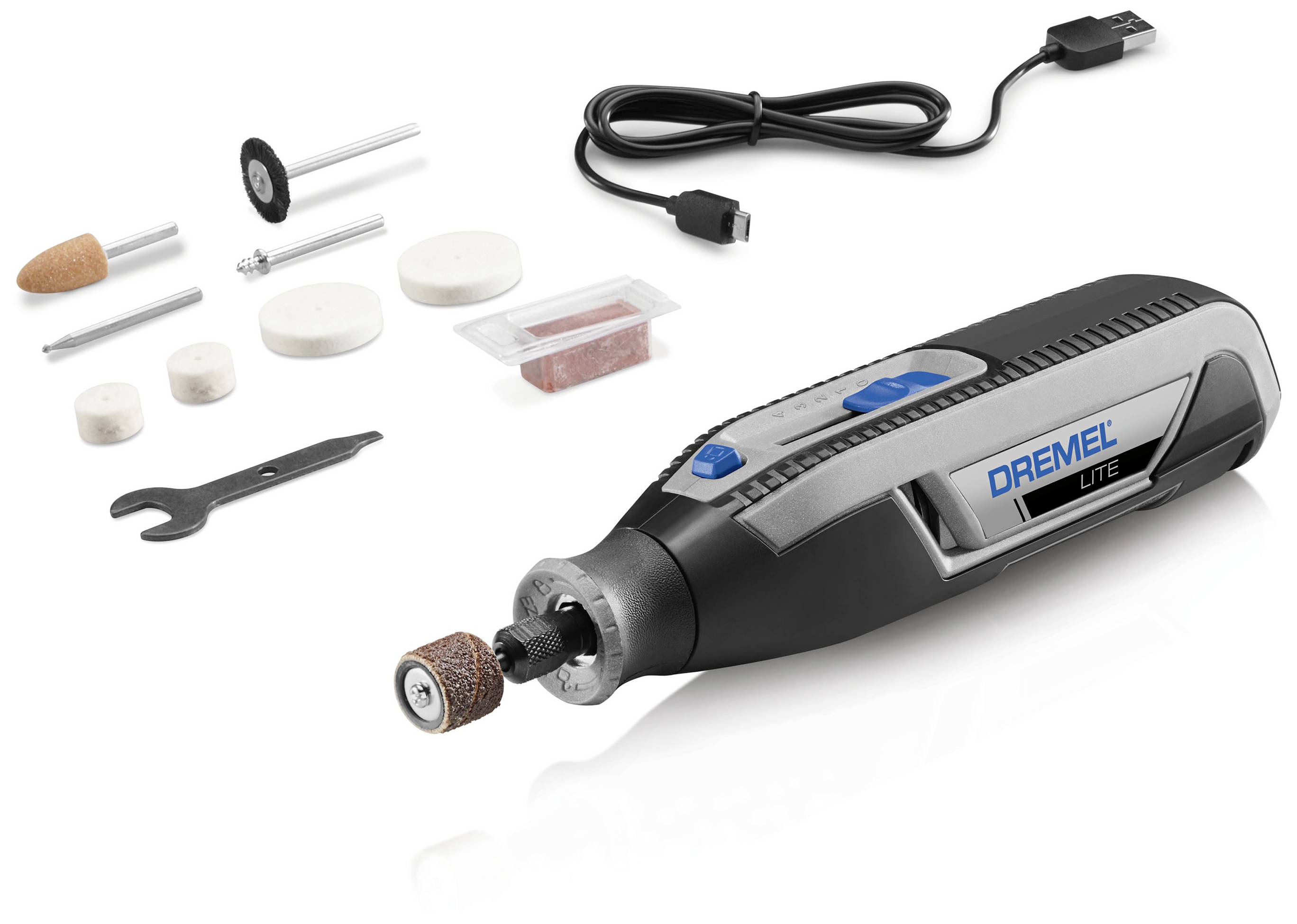 Dremel LITE 7760-15 EU F0137760JA Multifunktionswerkzeug inkl. Akku, mit Zubehör 3.6V 2.0Ah