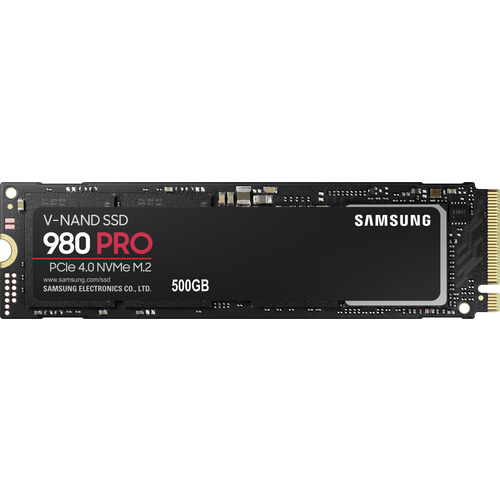 Samsung 980 PRO 500GB Interne M.2 PCIe NVMe SSD 2280 Retail MZ-V8P500BW