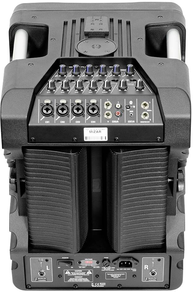Vyrve Audio MIZAR Aktives PA-Lautsprecher-Set Bluetooth