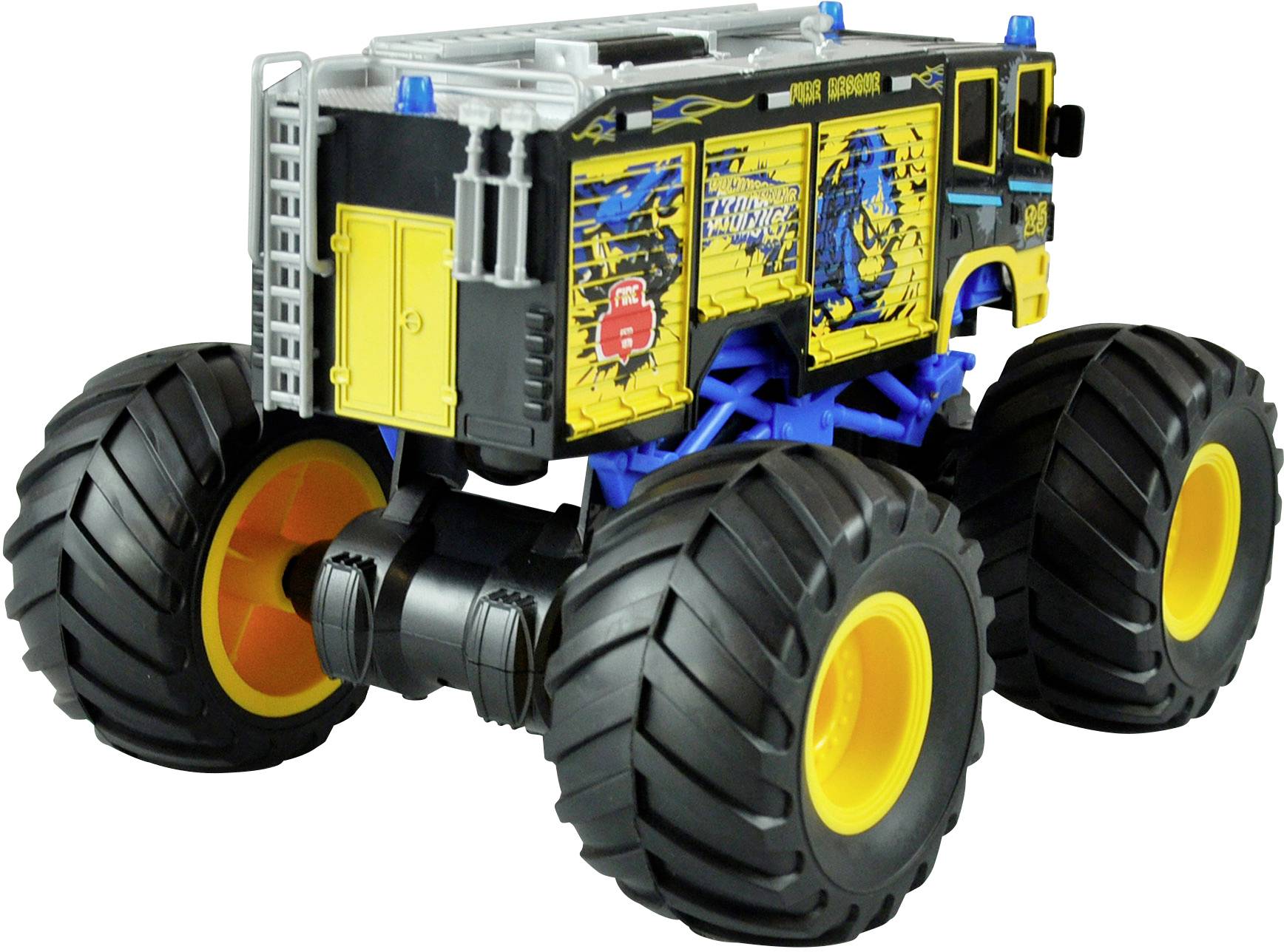 Amewi Blau Brushed 1:18 RC Modellauto Elektro Monstertruck Heckantrieb (2WD) RtR 2,4 GHz
