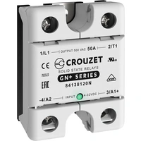 Crouzet Halbleiterrelais 84138120N 50A Schaltspannung (max.): 500 V/AC Spezieller Nulldurchgang 1St. Crouzet Halbleiterrelais 84138120N 50A Schaltspannung (max.): 500 V/AC Spezieller Nulldurchgang 1St.