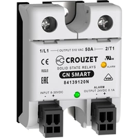 Crouzet Halbleiterrelais 84139120N 50A Schaltspannung (max.): 510 V/AC Nullspannungsschaltend 1St. Crouzet Halbleiterrelais 84139120N 50A Schaltspannung (max.): 510 V/AC Nullspannungsschaltend 1St.