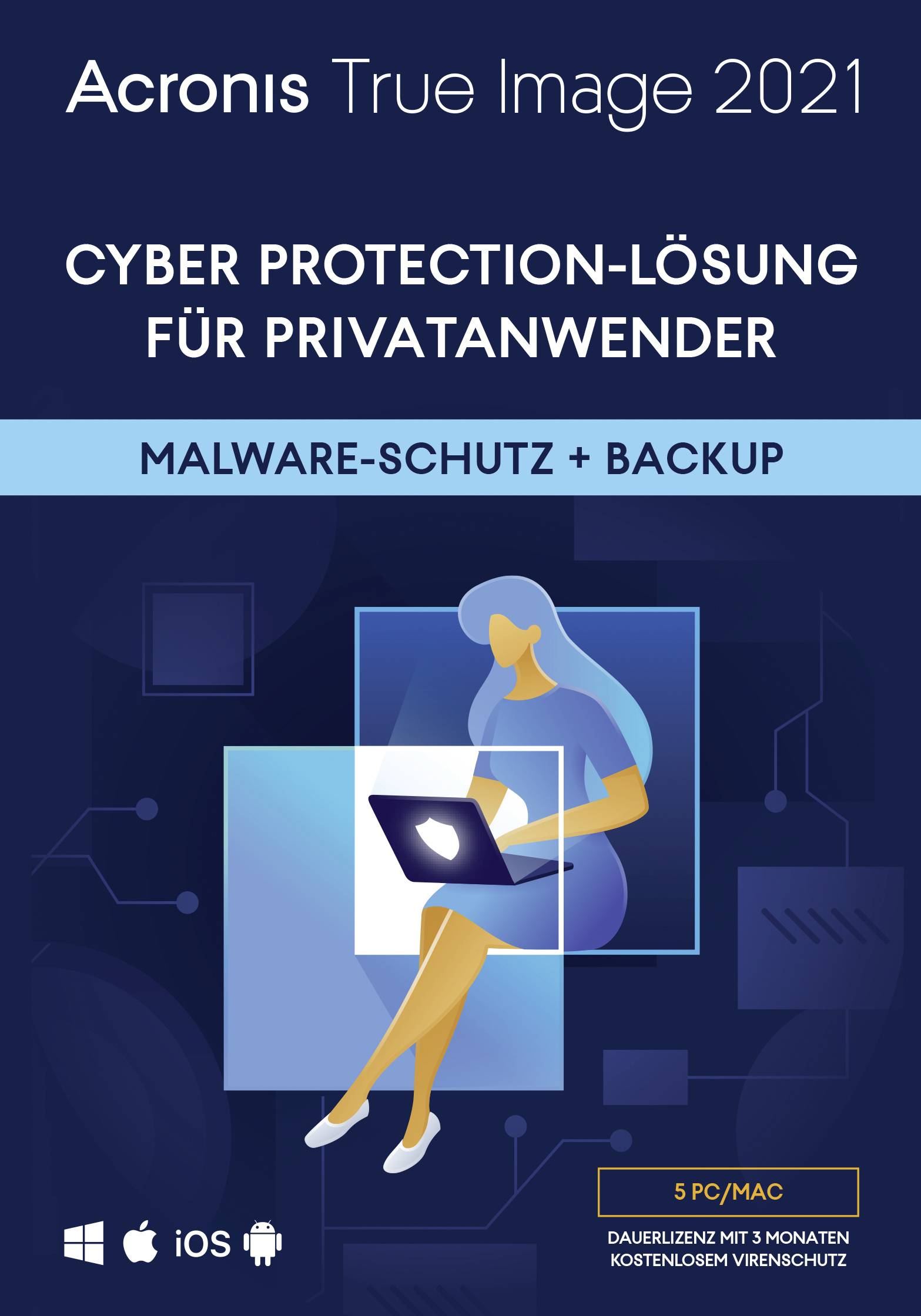 Acronis True Image 2021 Mac, Windows, Android, iOS Backup-Software