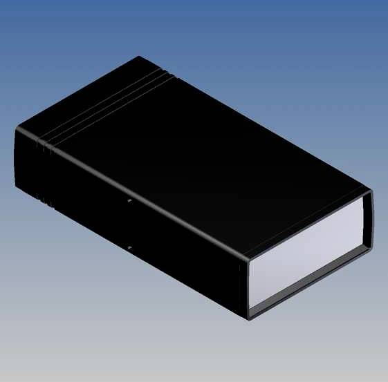 TEKO 10004.9 Universal-Gehäuse 199.5 x 110 x 46.5 ABS Schwarz 1St.