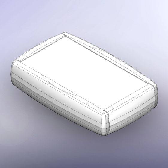 TEKO TN23.30 Universal-Gehäuse 155 x 96 x 35 ABS, TPU Weiß, Lichtgrau 1St.