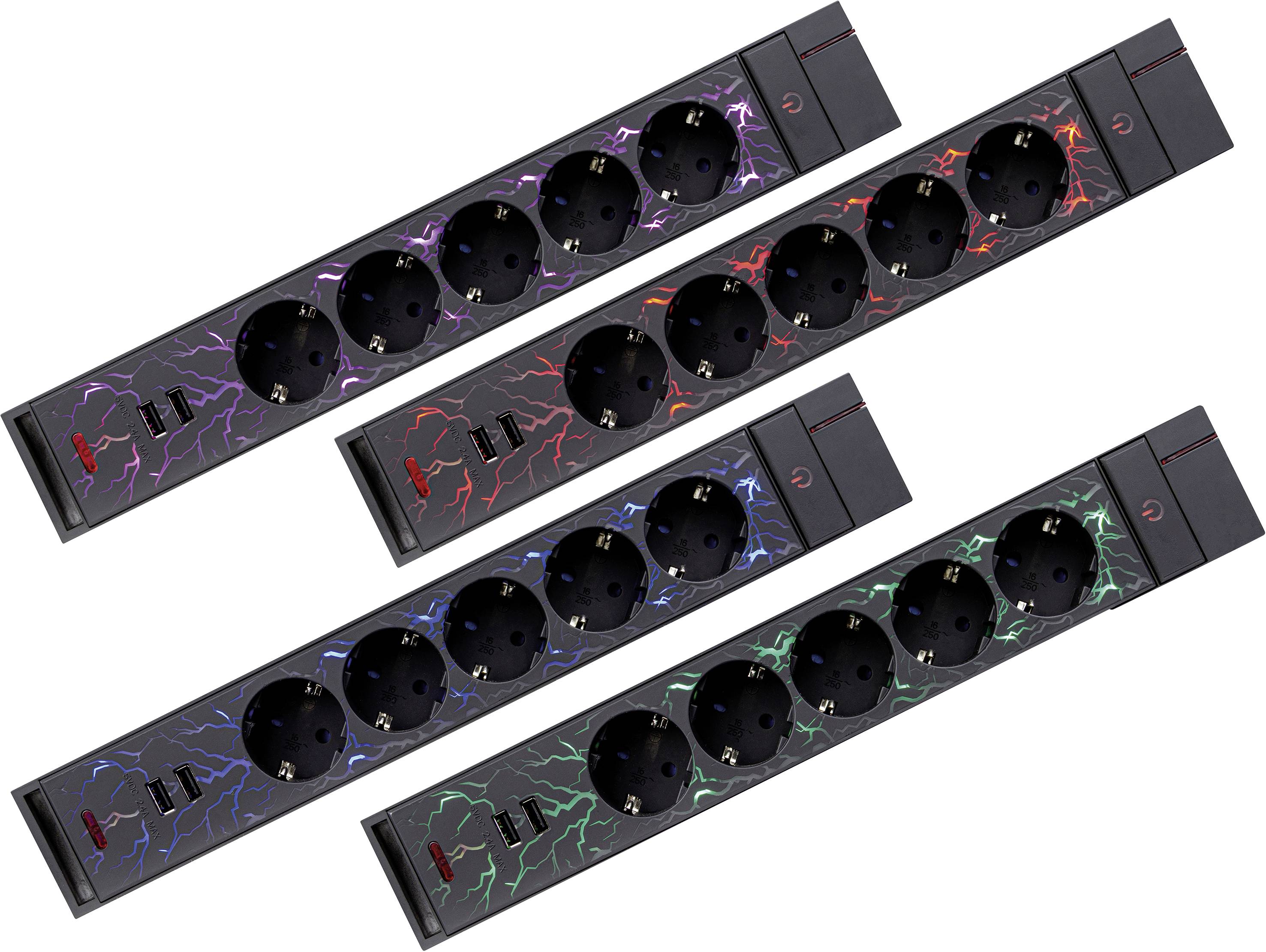 REV 0012528512 Steckdosenleiste mit Schalter Schutzkontakt 1 St.