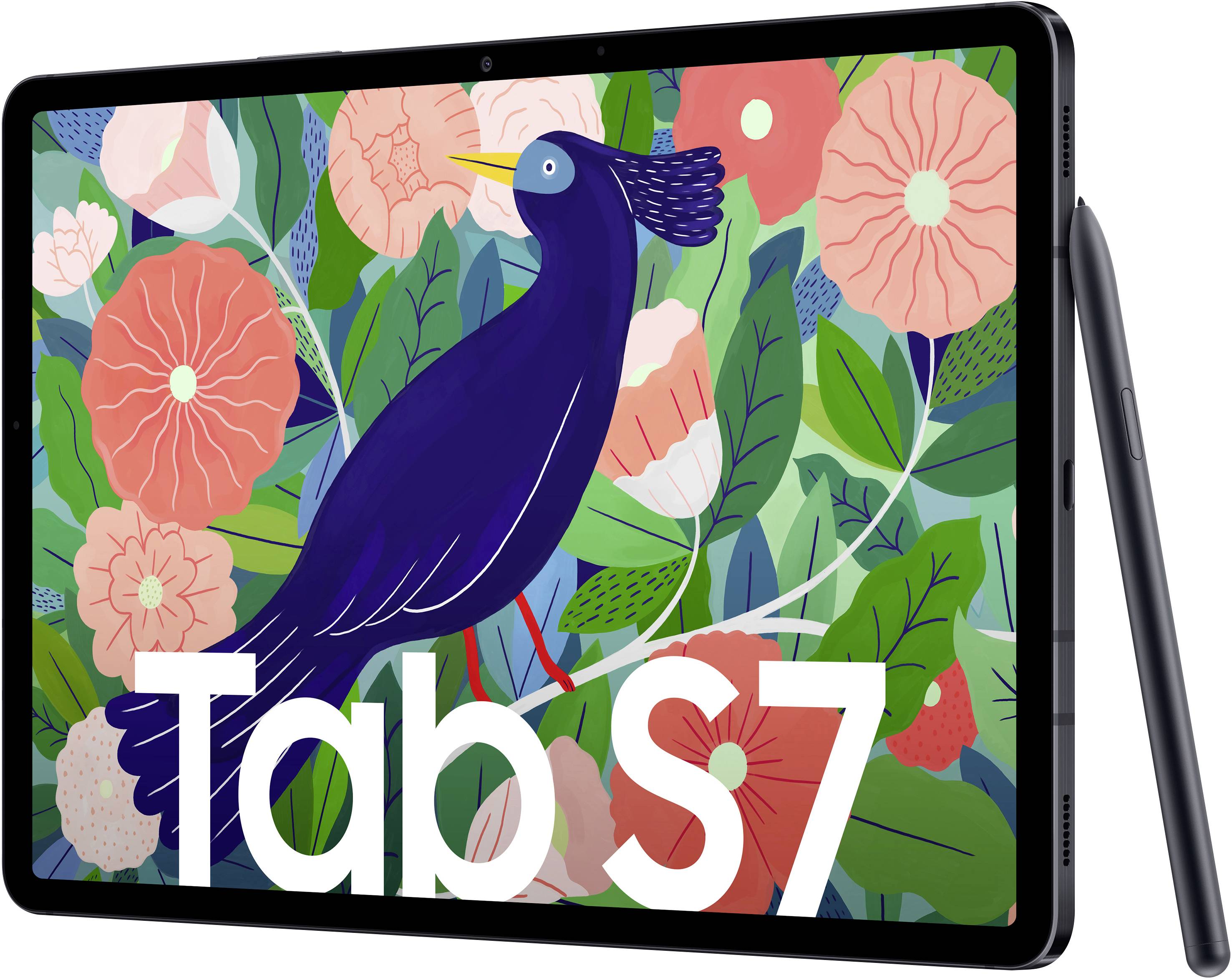 Samsung Galaxy Tab S7 LTE/4G, WiFi 128 GB Schwarz Android-Tablet 27.9 cm (11 Zoll) 3.09 GHz, 2.4 GHz, 1.8 GHz Qualcomm® Snapdragon Android™ 10 256