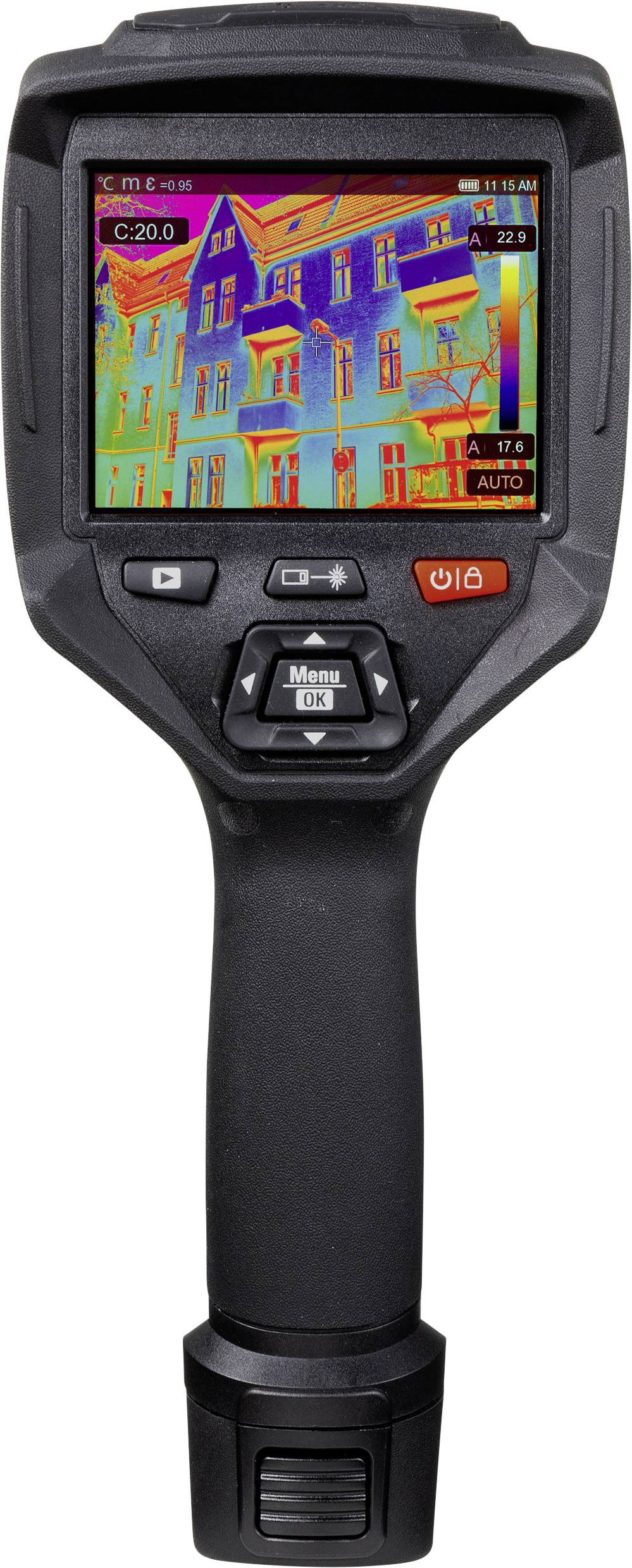 VOLTCRAFT WB-500 Wärmebildkamera -20 bis 650°C 384 x 288 Pixel 50Hz integrierte Digitalkamera