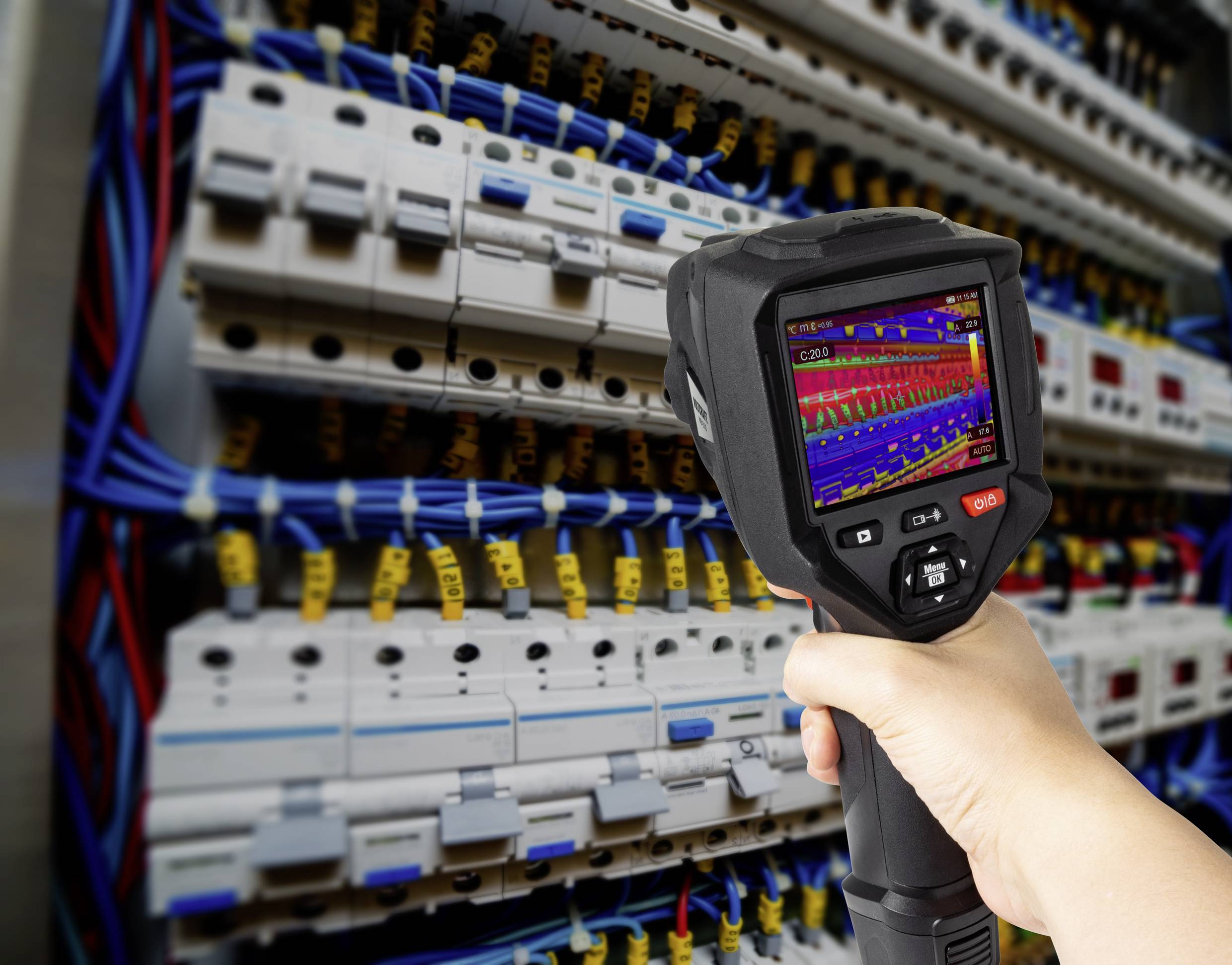 VOLTCRAFT WB-500 Wärmebildkamera -20 bis 650°C 384 x 288 Pixel 50Hz integrierte Digitalkamera