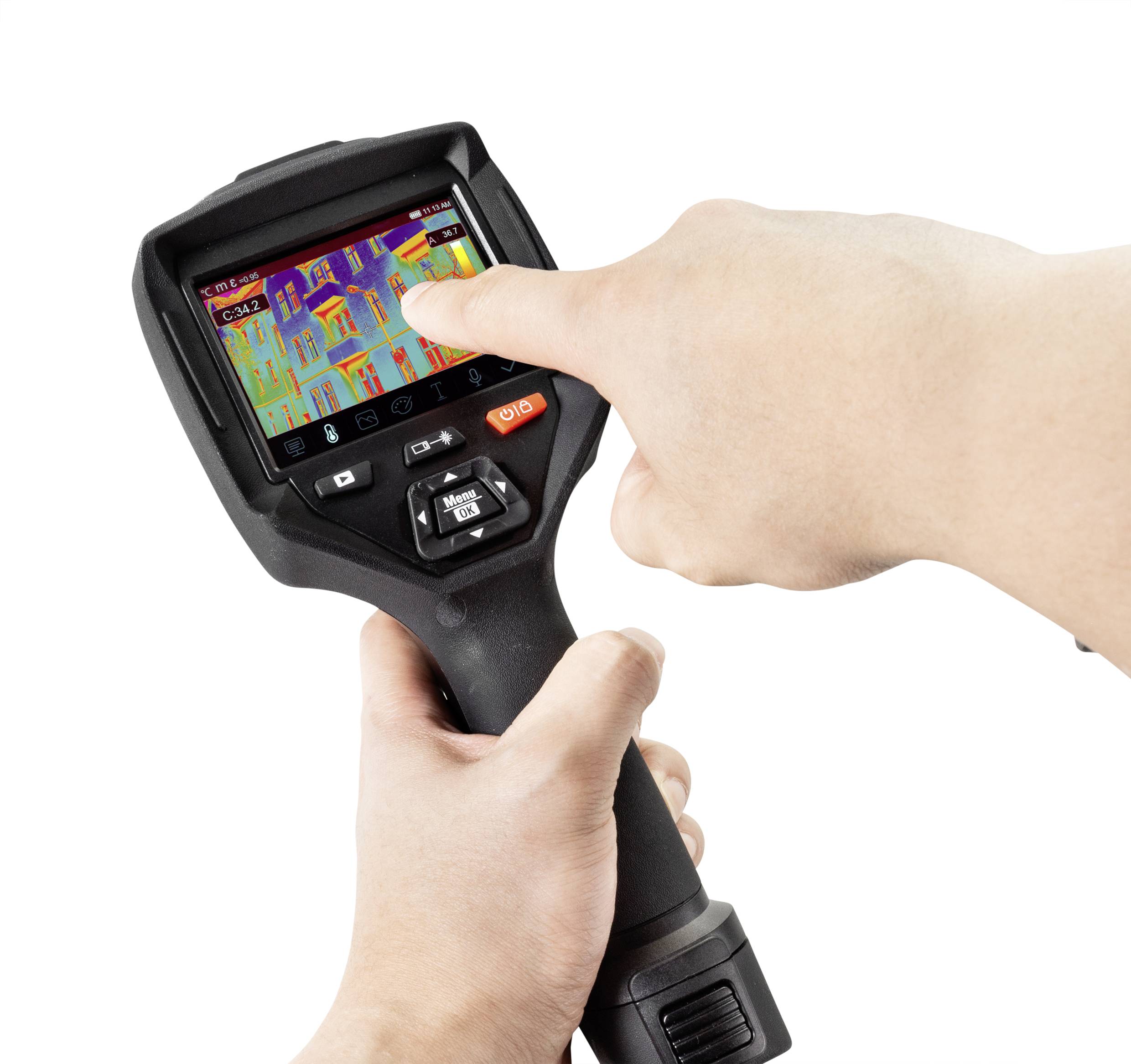 VOLTCRAFT WB-500 Wärmebildkamera -20 bis 650°C 384 x 288 Pixel 50Hz integrierte Digitalkamera