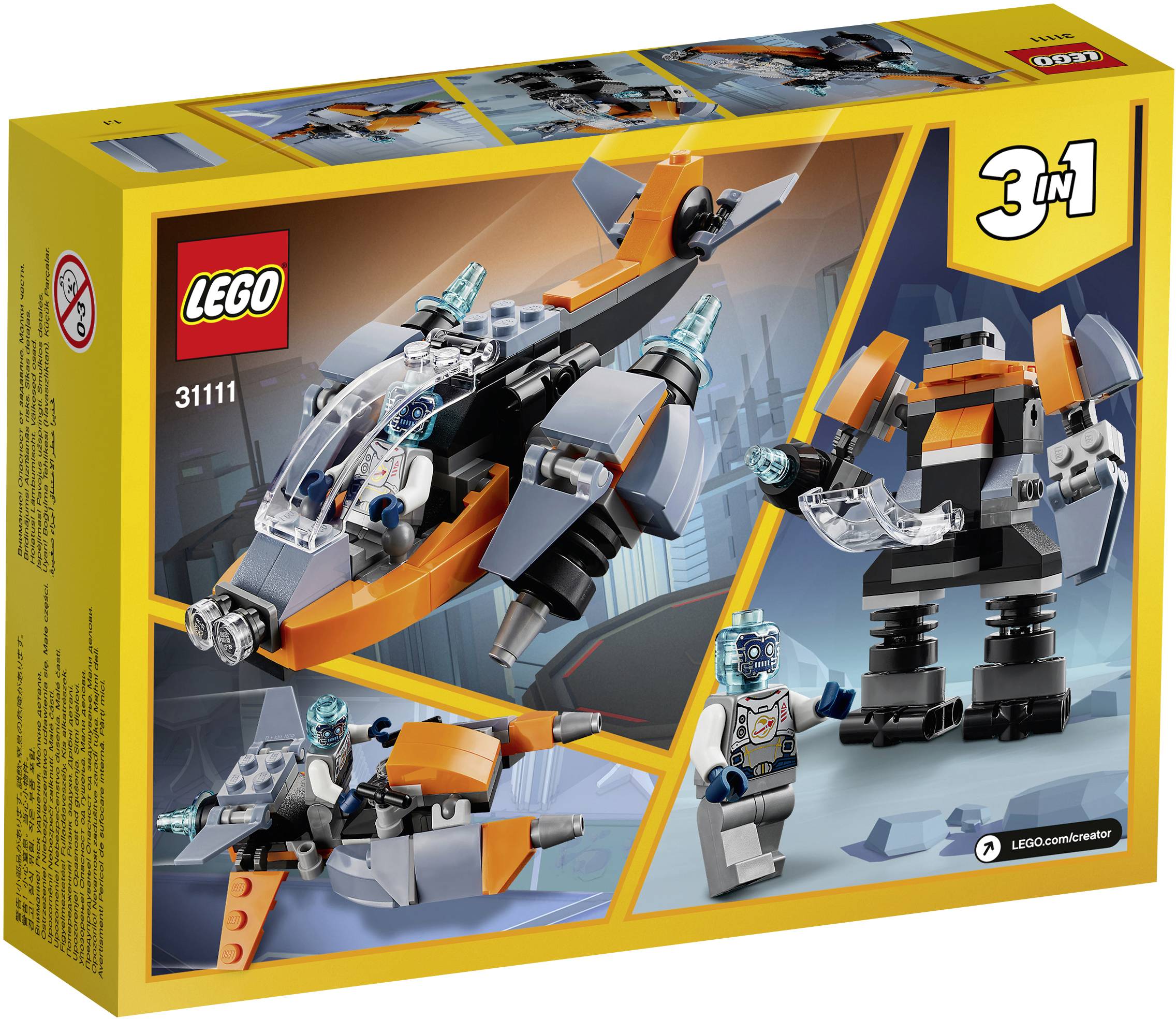 31111 LEGO® CREATOR Cyber-Drohne