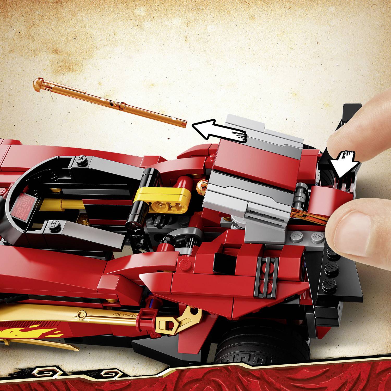 71737 LEGO® NINJAGO X-1 Ninja Supercar