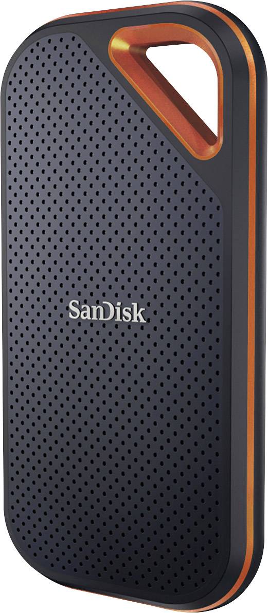 SanDisk Extreme® Pro Portable 1TB Externe SSD-Festplatte 6.35cm (2.5 Zoll) USB-A (USB 3.2 Gen 2) Schwarz, Orange SDSSDE81-1T00-G25