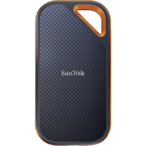 SanDisk Extreme® Portable 500GB Externe SSD-Festplatte 6.35cm (2.5 Zoll) USB 3.2 Gen 2 (USB 3.1) Schwarz, Orange SDSSDE61-500G-G25