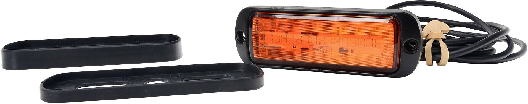 WAS Frontblitzer / Straßenräumer W218 1469 12 V/DC, 24 V/DC über Bordnetz Aufbau, Schraubmontage Orange