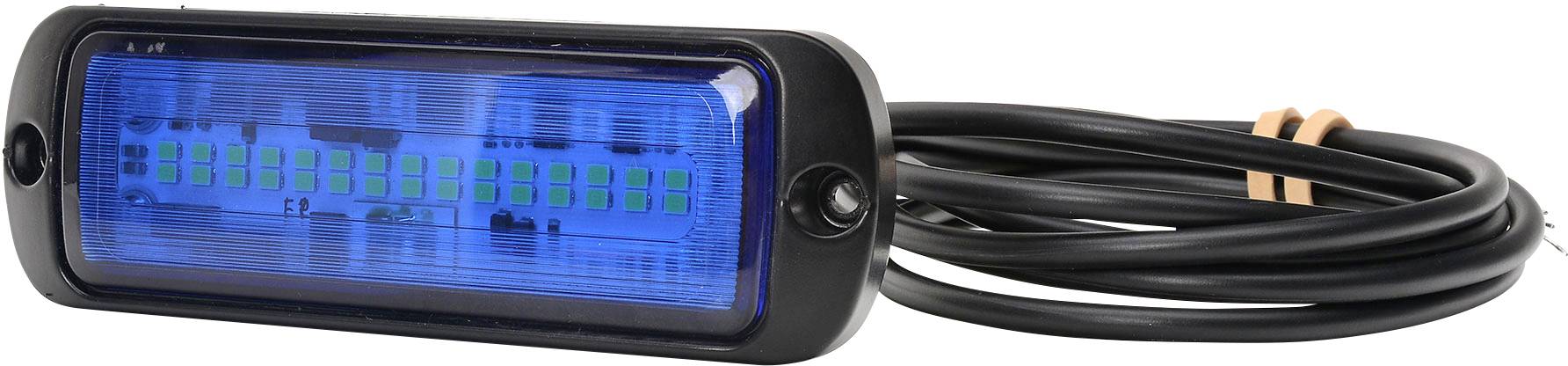 WAS Frontblitzer / Straßenräumer W218 1471 12 V/DC, 24 V/DC über Bordnetz Aufbau, Schraubmontage Blau