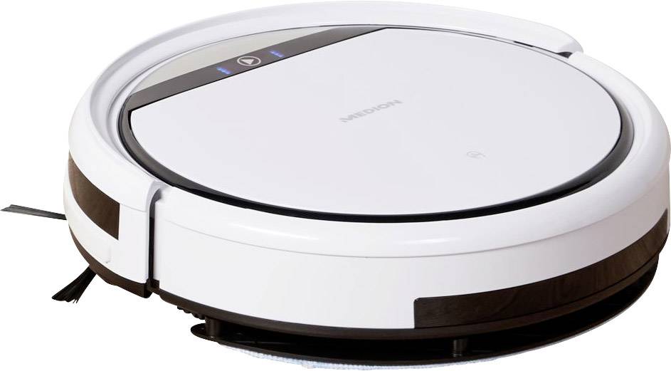 Medion MD 10064 Reinigungsroboter Weiß, Schwarz 1 virtuelle Wand, Fernbedienbar