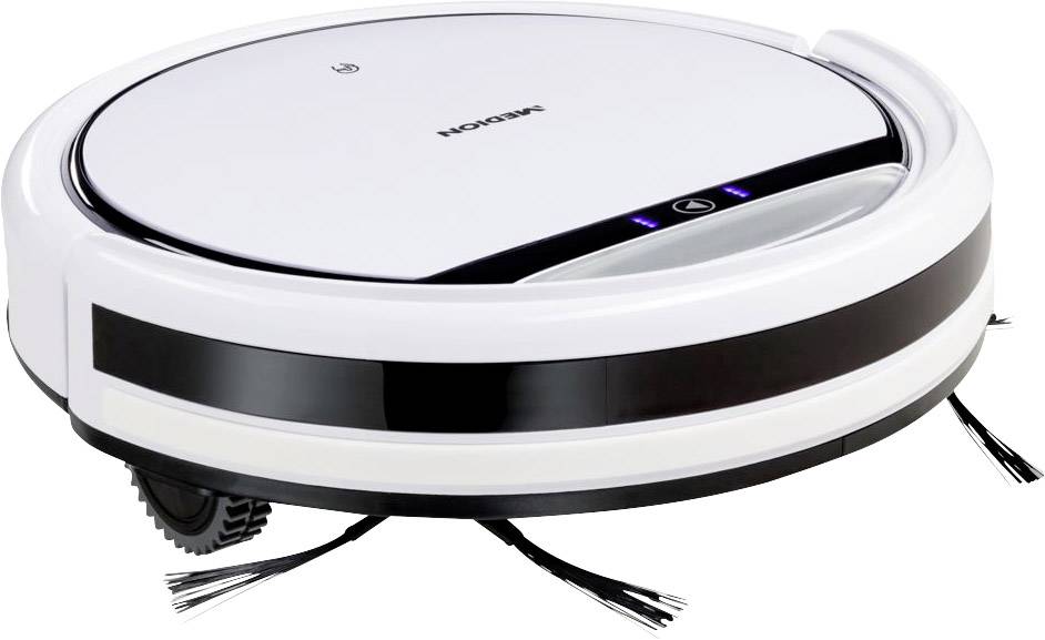 Medion MD 10065 Saugroboter Weiß, Schwarz 1 virtuelle Wand, Fernbedienbar