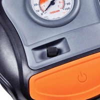 Osram Automotive OTI200 Kompressor Analoges Manometer, Kabelfach/-aufnahme, Überlastungsschutz Osram Automotive OTI200 Kompressor Analoges Manometer, Kabelfach/-aufnahme, Überlastungsschutz