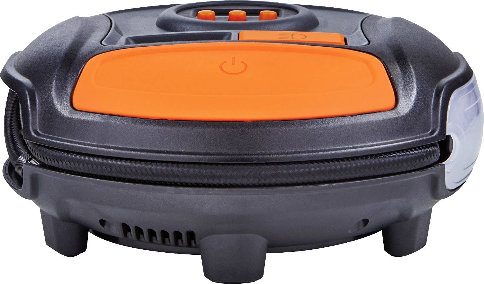 Osram Automotive OTI450 Kompressor 12V Adapter zum Betrieb per Kabel, Digitales Display, Kabelfach/-aufnahme, mit Arbeitslampe