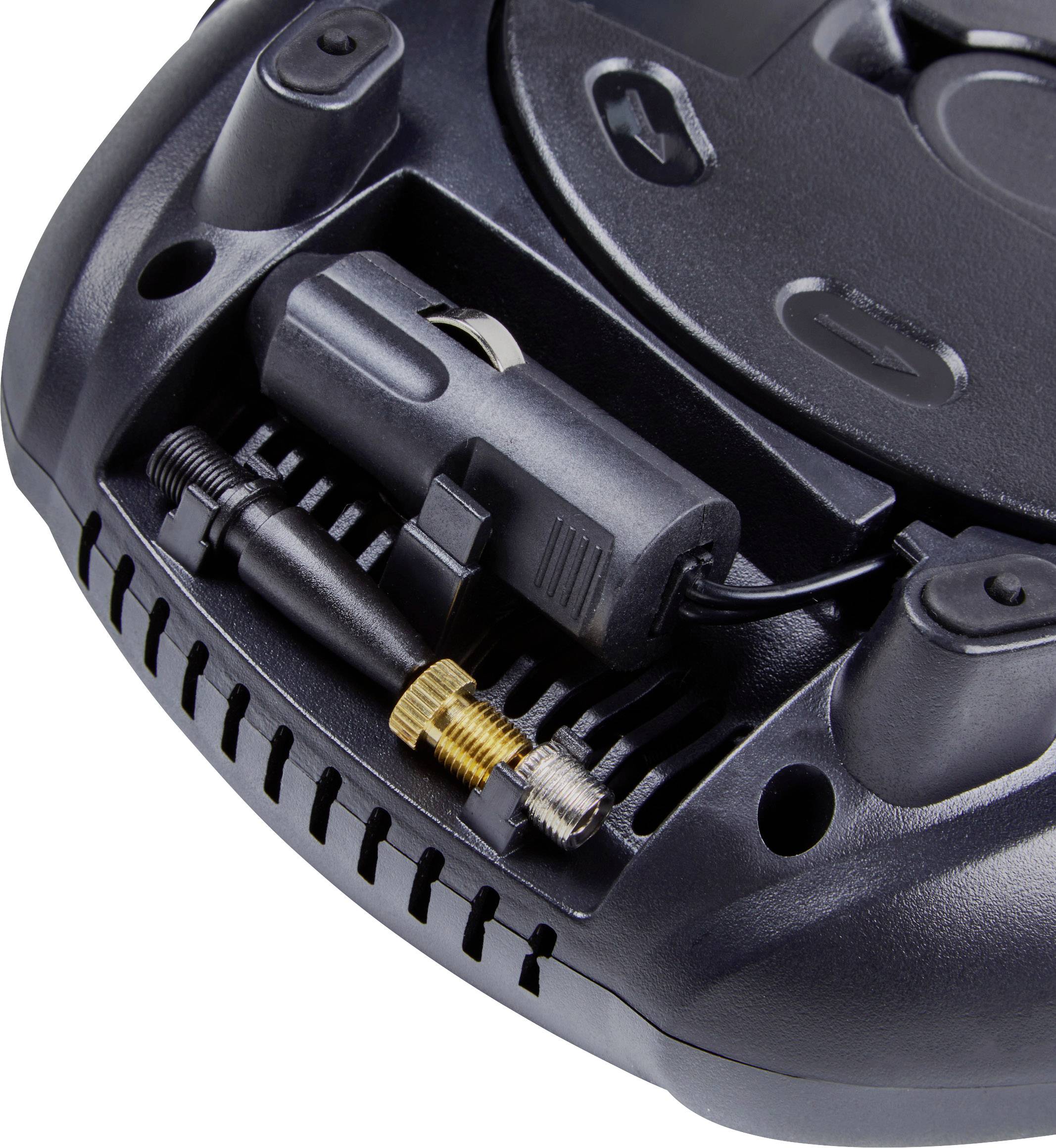 Osram Automotive OTI450 Kompressor 12V Adapter zum Betrieb per Kabel, Digitales Display, Kabelfach/-aufnahme, mit Arbeitslampe