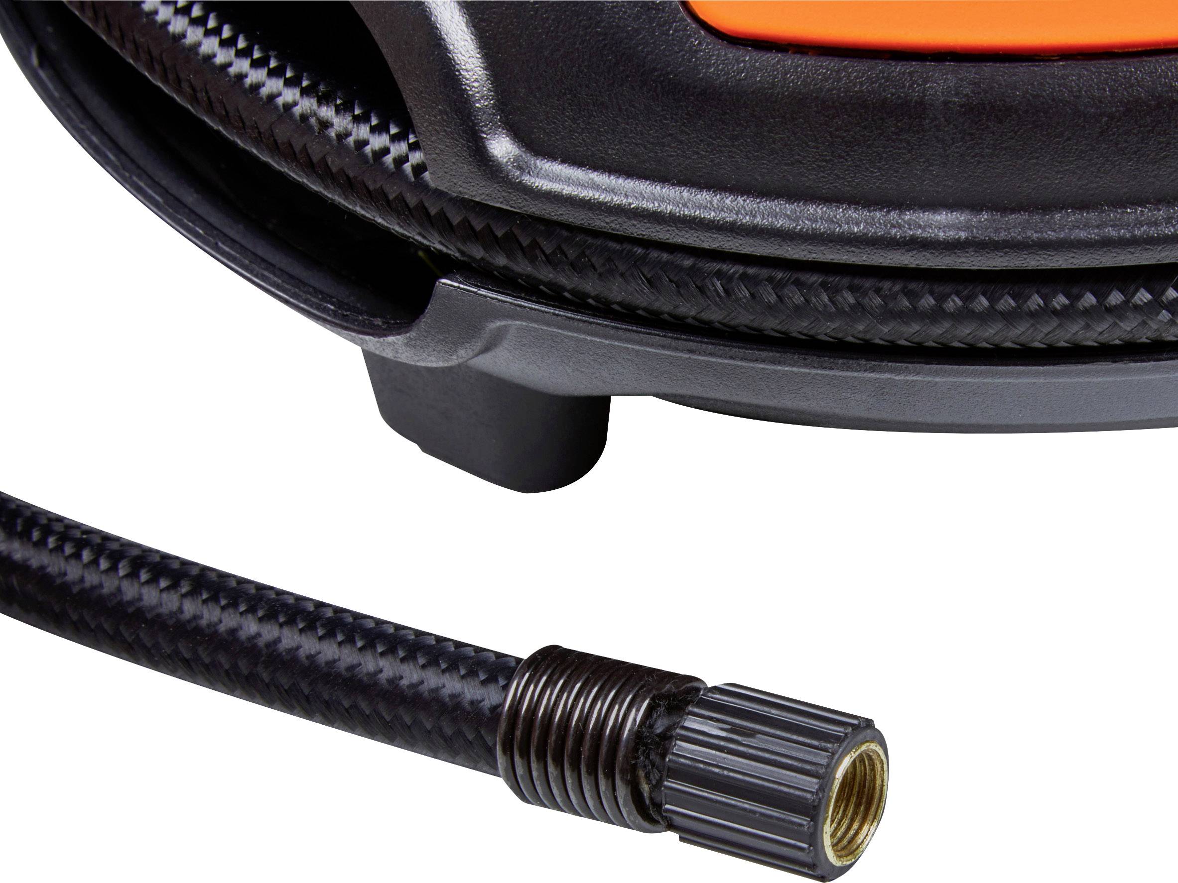 Osram Automotive OTI450 Kompressor 12V Adapter zum Betrieb per Kabel, Digitales Display, Kabelfach/-aufnahme, mit Arbeitslampe