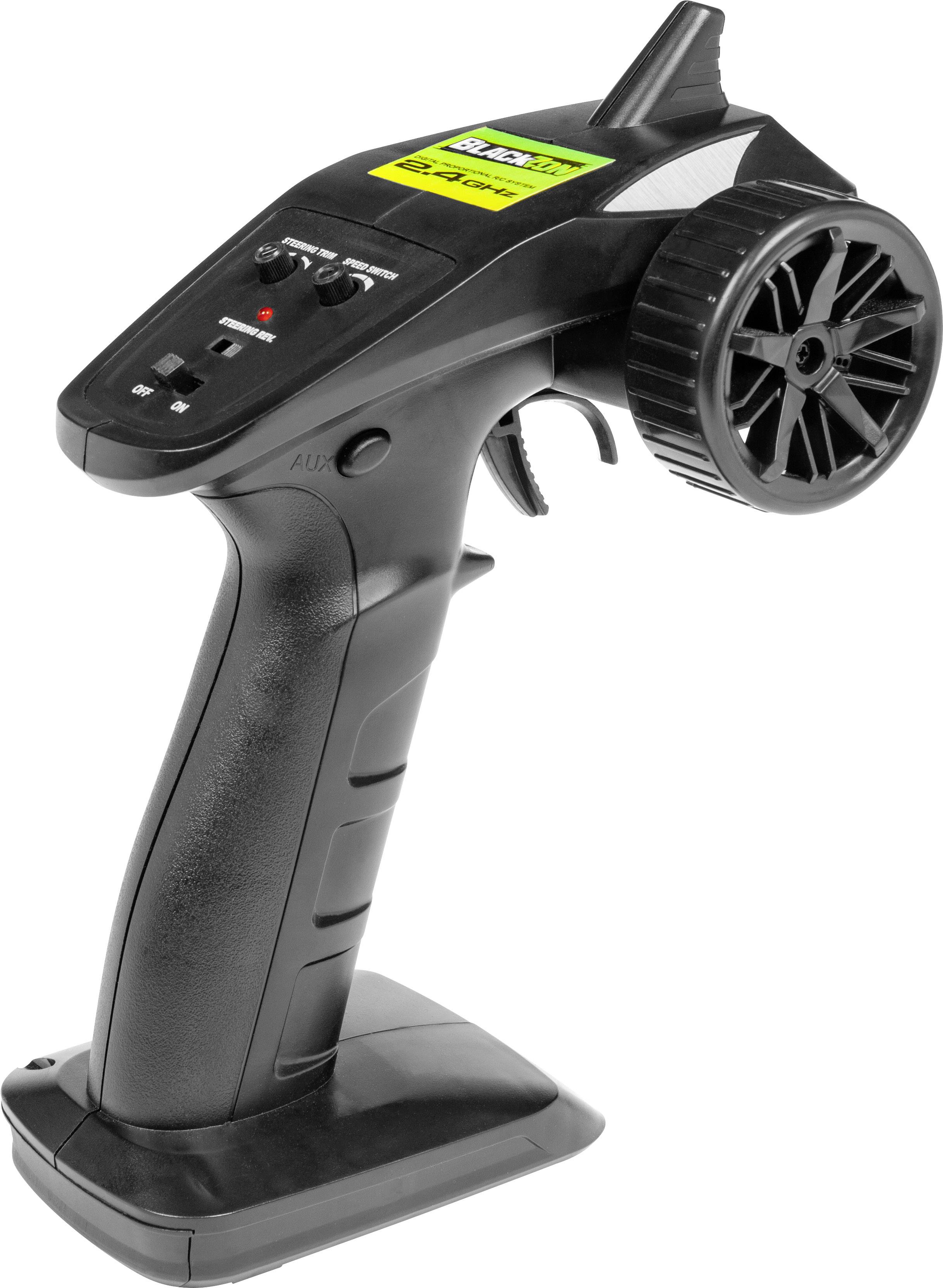 Blackzon SLAYER 1/16TH 4WD ELECTRIC TRUCK Schwarz/Grün Brushed 1:16 RC Modellauto Elektro Monstertruck Allradantrieb (4WD) RtR