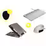 BakkerElkhuizen Homeworking Box Essential Plus DE Home Office-Set Höhen-Bereich: 11 bis 19cm Grau BakkerElkhuizen Homeworking Box Essential Plus DE Home Office-Set Höhen-Bereich: 11 bis 19cm Grau