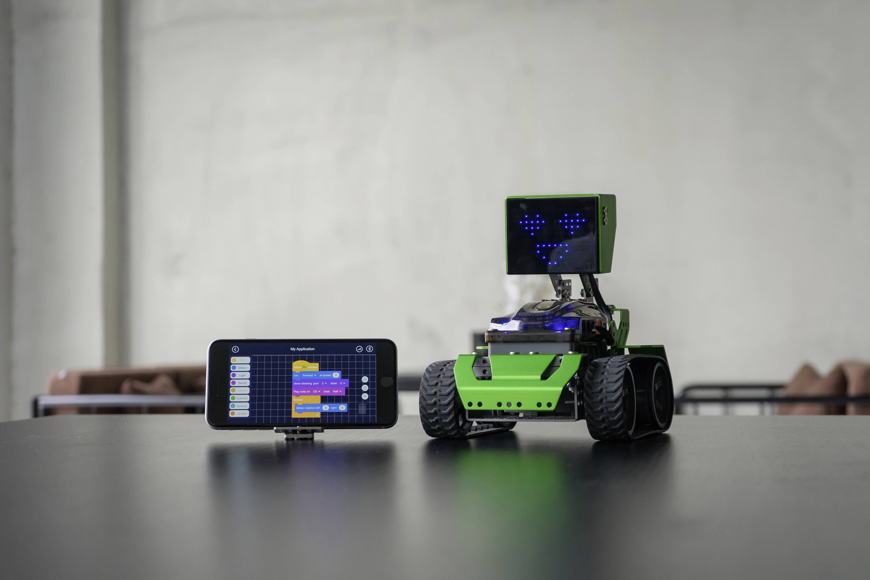 Robobloq Roboter Bausatz MINT Roboter Qoopers Bausatz, Spiel-Roboter 10110102