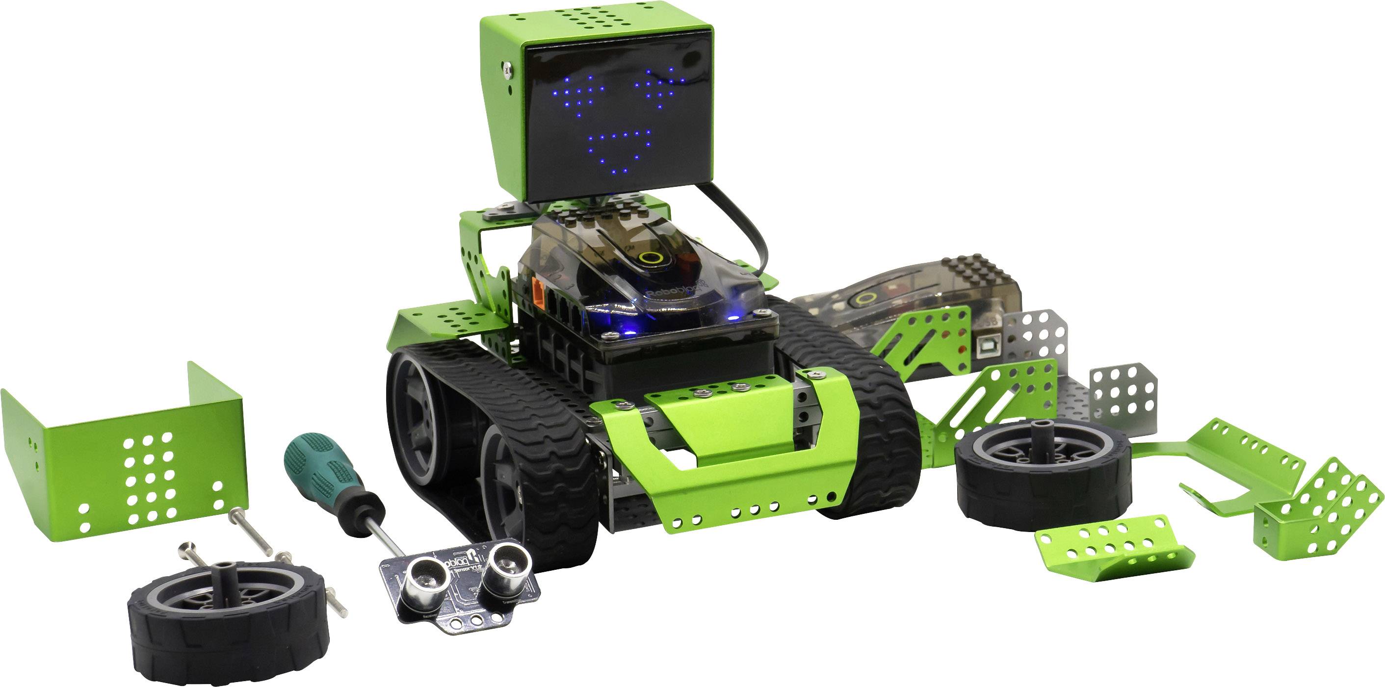 Robobloq Roboter Bausatz MINT Roboter Qoopers Bausatz, Spiel-Roboter 10110102