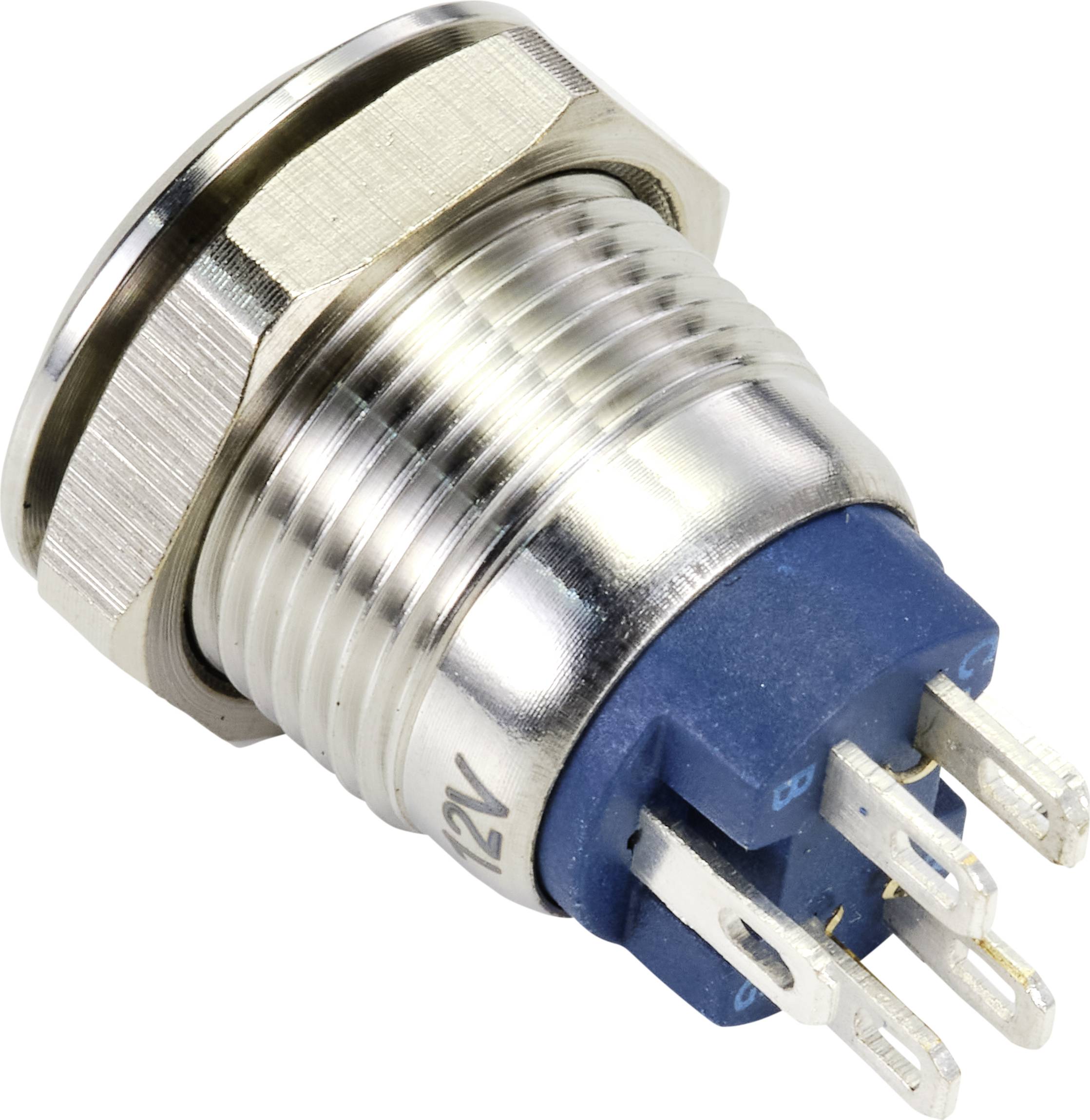 TRU COMPONENTS TC-9219008 Drucktaster 48 V/AC 2A 1 x Aus/(Ein) tastend RGB IP67 1St.