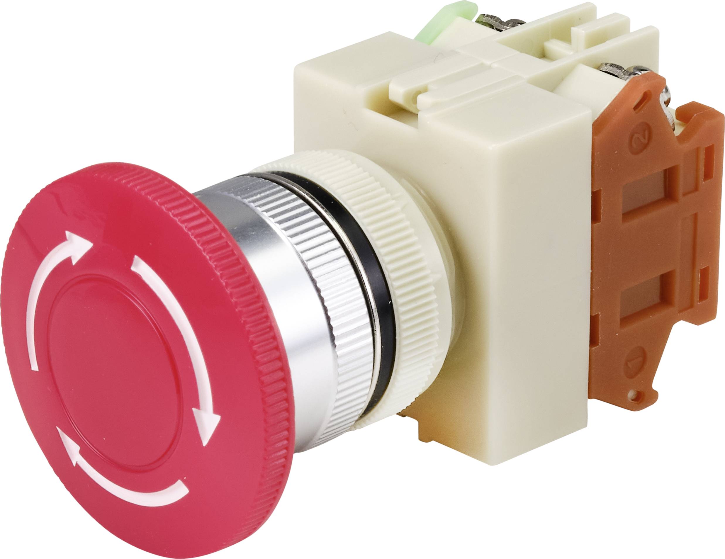 TRU COMPONENTS Y090 Not-Aus-Schalter 5A 1 Öffner IP40 1St.