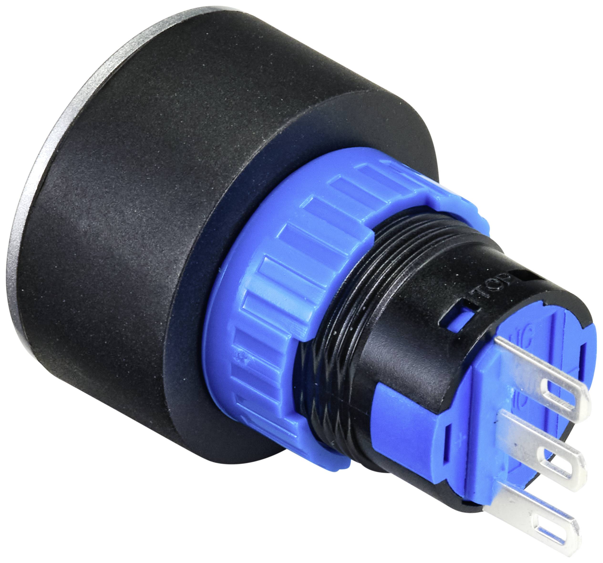 TRU COMPONENTS TC-9219064 Drucktaster 250 V/AC 3A 1 x Aus/(Ein) tastend (Ø) 25mm IP40 1St.