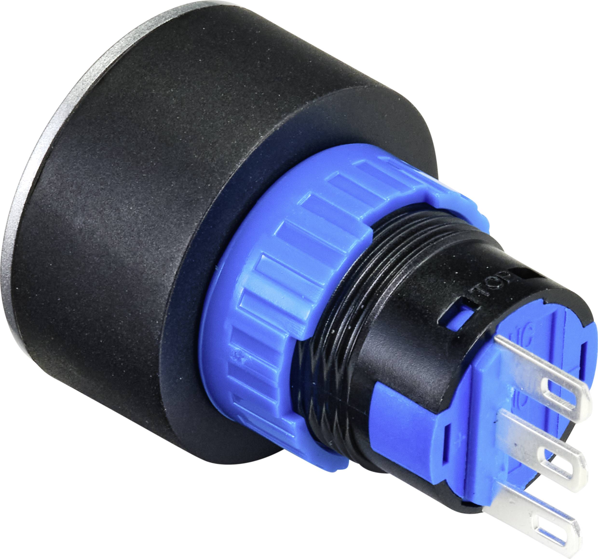 TRU COMPONENTS TC-9219072 Drucktaster 250 V/AC 3A 1 x Aus/(Ein) rastend (Ø) 25mm IP65 1St.