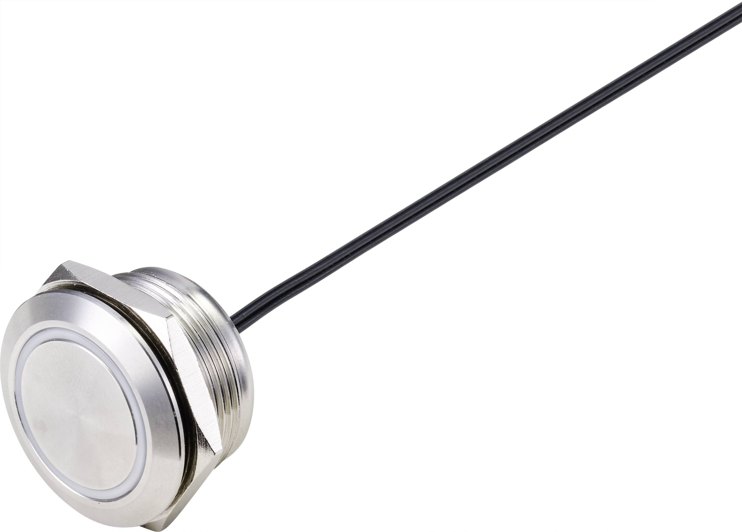 TRU COMPONENTS TC-9219108 Drucktaster 24 V/DC 50 mA 1 x Aus/(Ein) tastend IP65 1 St.