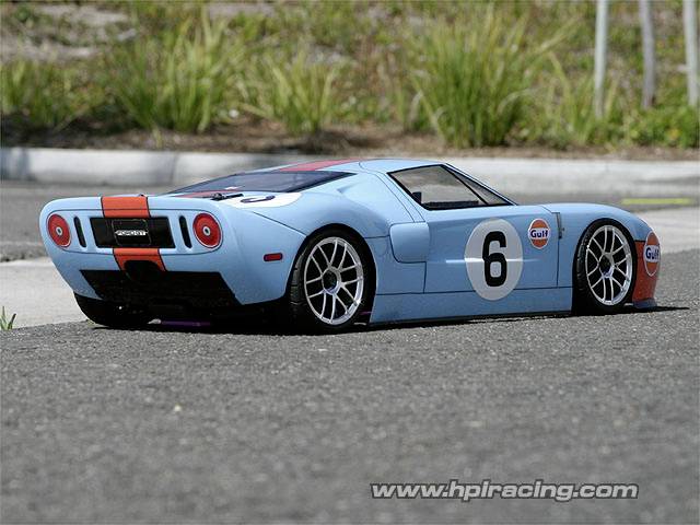 HPI Racing 7495 1:10 Karosserie Ford Gt Body (200Mm/Wb255Mm) 200mm Unlackiert, nicht ausgeschnitten