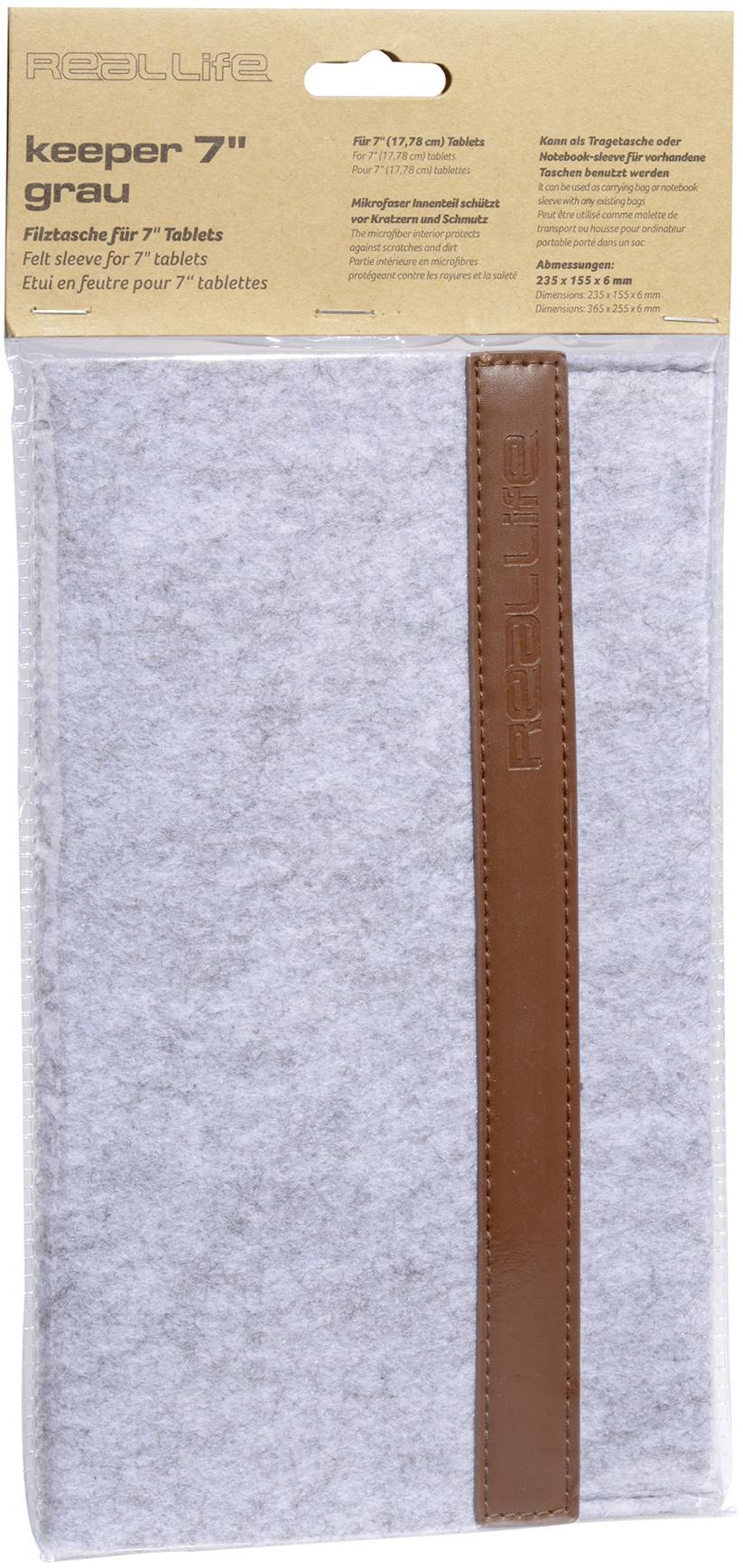 Ultron keeper Tablet Tasche 17,8 cm (7") Grau