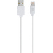 RealPower USB-Kabel USB 2.0 USB-A Stecker, Apple Lightning Stecker 1.00 m Weiß 255649