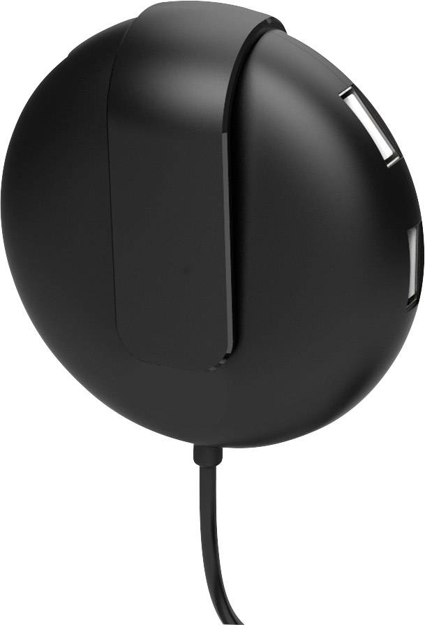 RealPower 195446 USB Ladegerät 47 W USB Schwarz KFZ