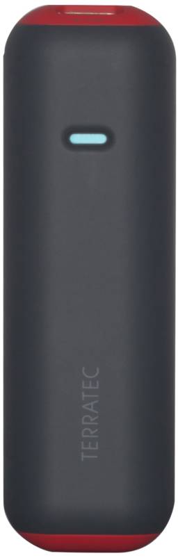Terratec P1 Powerbank 2600 mAh Li-Ion Schwarz-Rot
