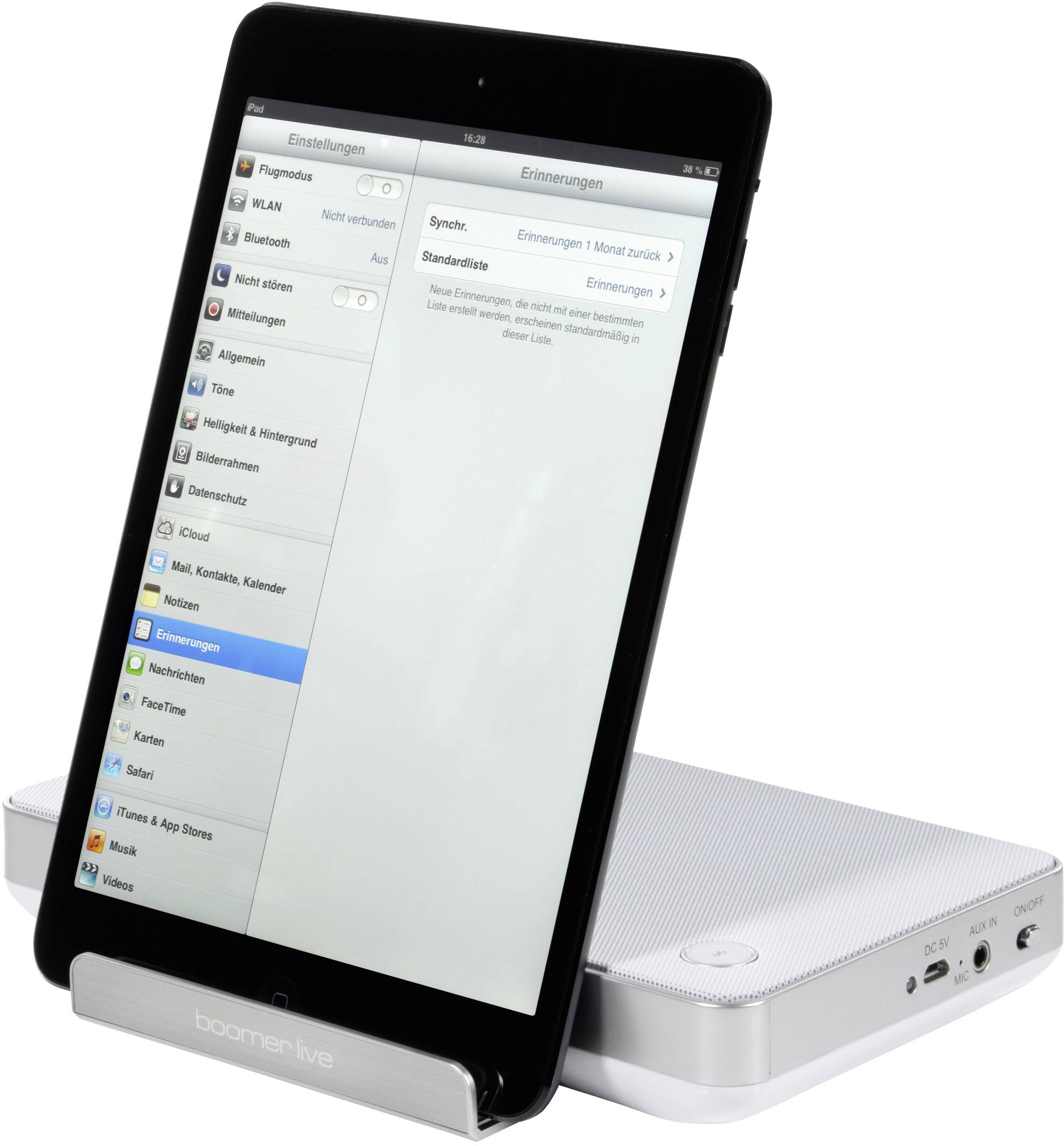 Ultron boomer live Bluetooth® Lautsprecher Freisprechfunktion Weiß