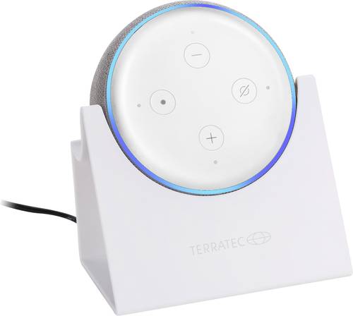 Terratec Stand by ME Echo Tischständer Weiß Passend für (Sprachassistenten):Amazon Echo Dot
