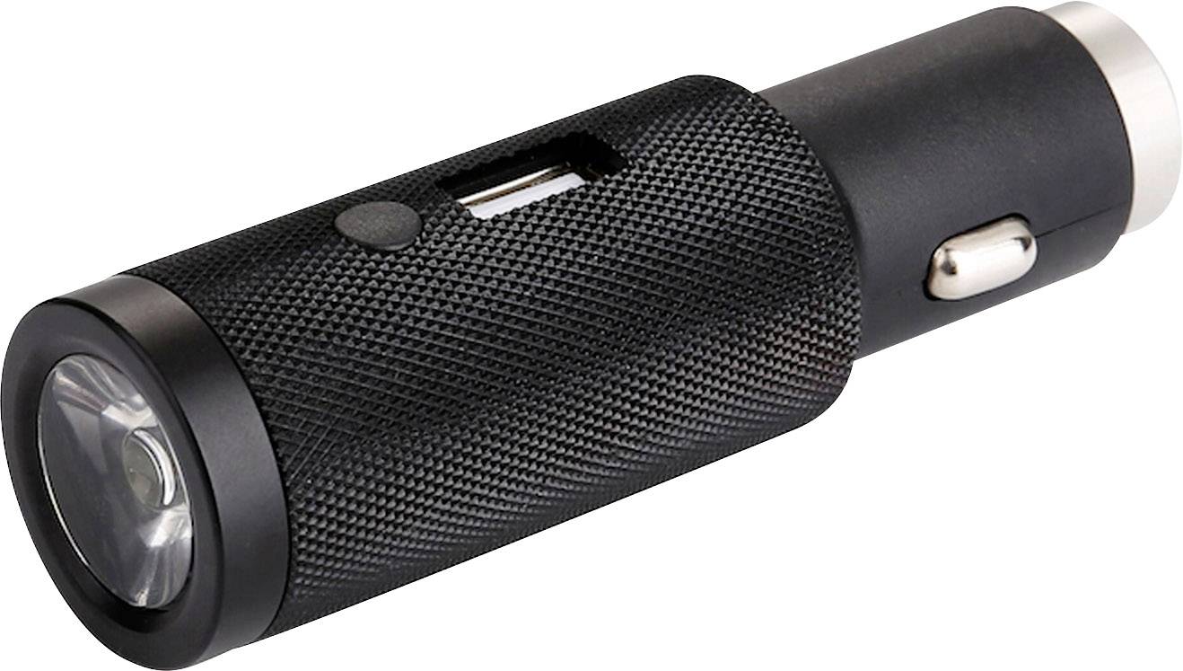 RealPower 219736 USB Ladegerät USB Schwarz KFZ