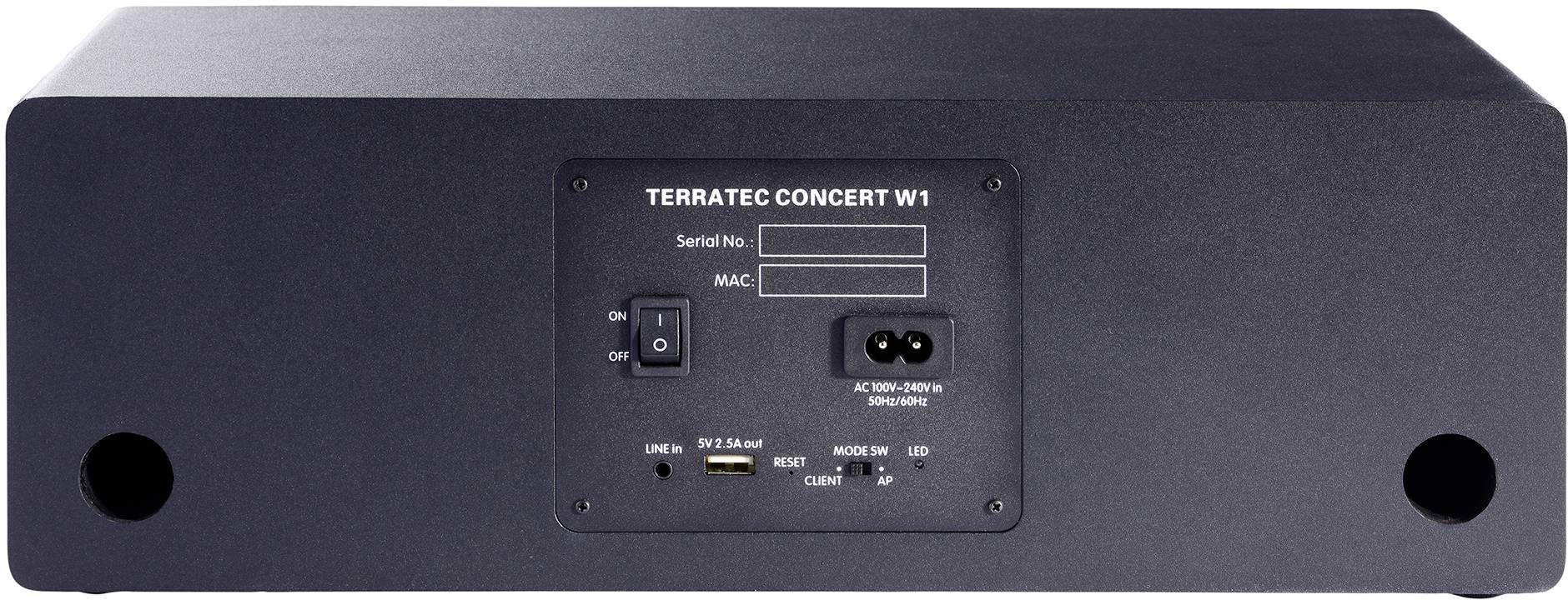 Terratec CONCERT W WLAN-Lautsprecher Schwarz
