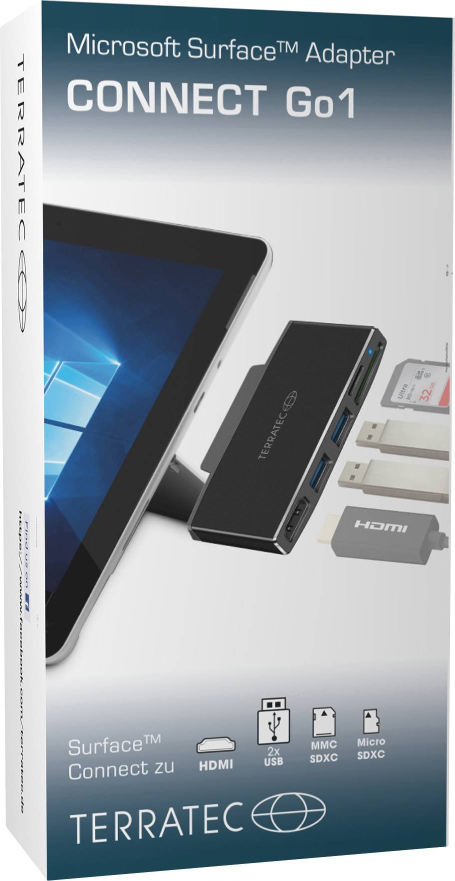 Terratec USB-C® Dockingstation CONNECT Go1 Passend für Marke Dockingstations: Microsoft