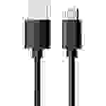 RealPower USB-Kabel USB 2.0 USB-A Stecker, USB-C® Stecker 0.60m Schwarz 255650