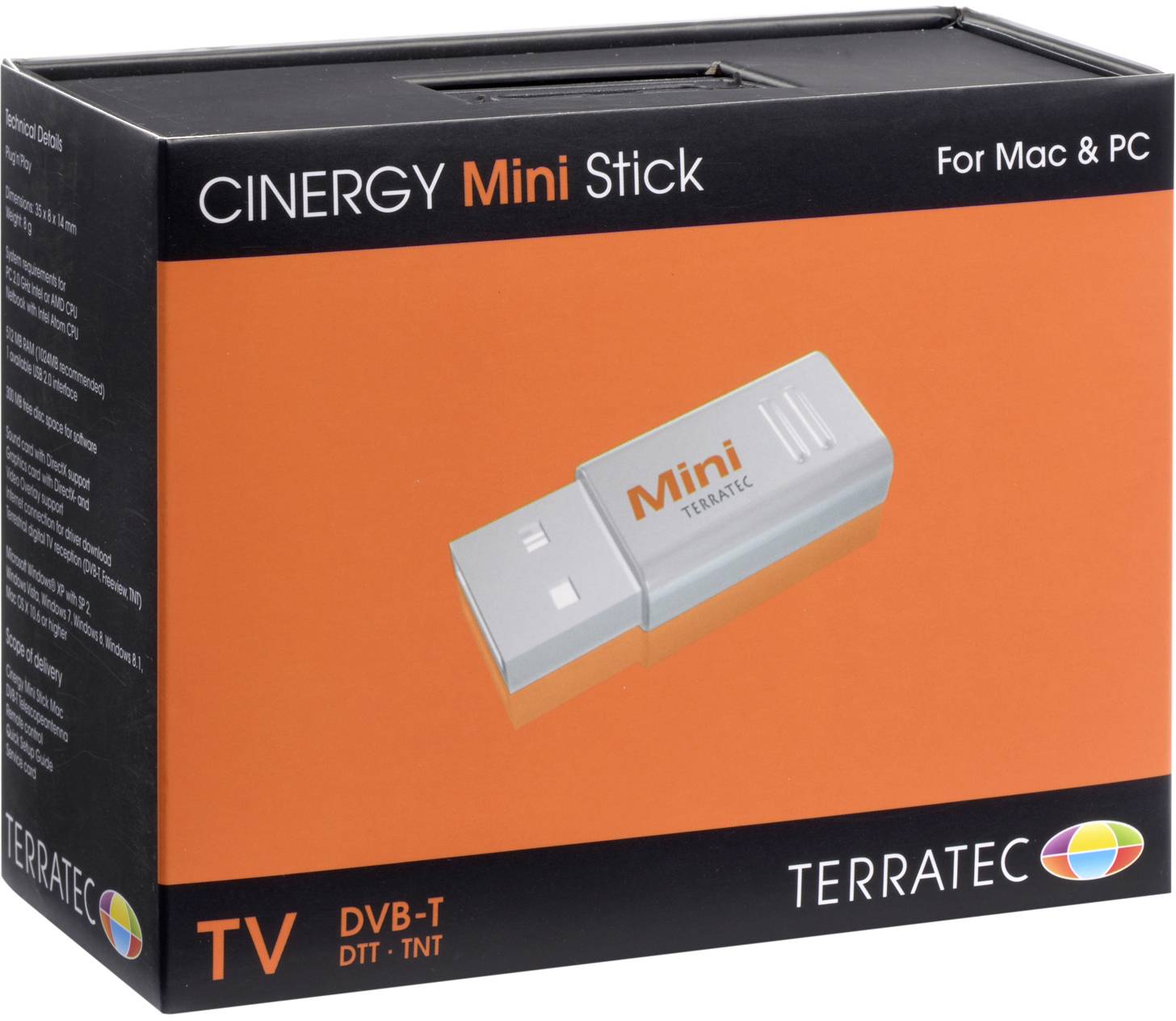 Terratec Cinergy Mini TV-USB-Empfänger mit Fernbedienung Anzahl Tuner: 1